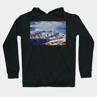 Mountain range in the spring Hoodie